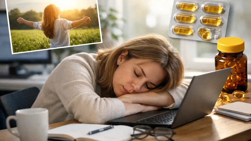 Jarní únava není jen výmluva pro šéfa. Často je to volání těla o pomoc: „Dochází mi Déčko!“