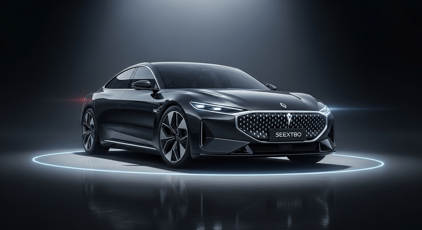 Huawei Maextro S800: Luxury and autonomy in a high-tech Chinese car.